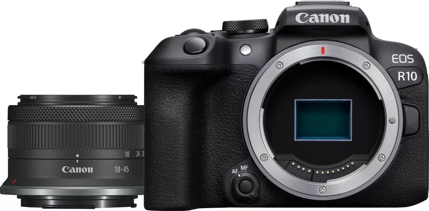 Aparat Canon EOS R10, RF-S 18-45mm F4.5-6.3 IS STM, i zi