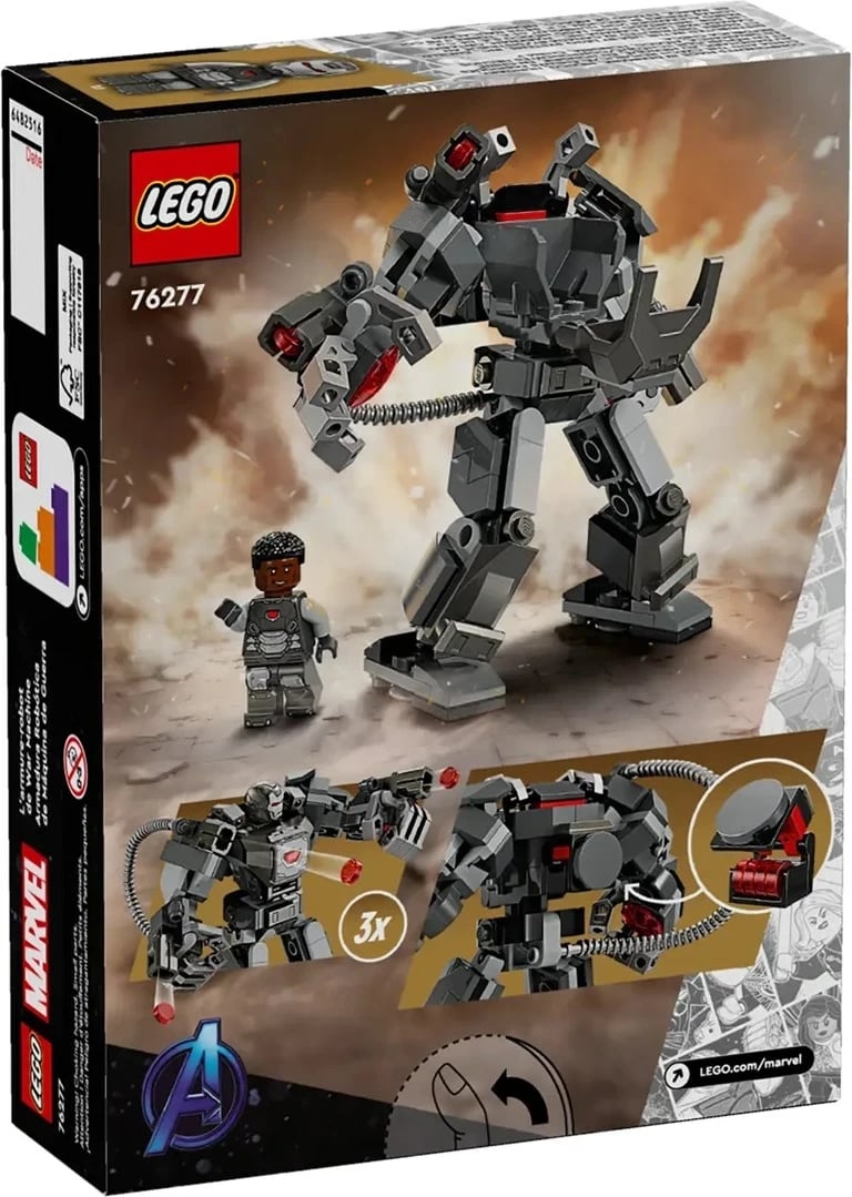 Set LEGO Marvel 76277 War Machine Mech Armor
