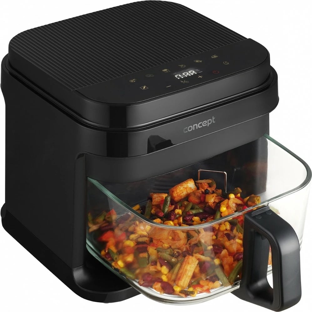 Fritezë me ajër të nxehtë Concept FR5500, 5.5L, e zezë