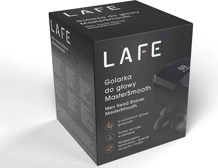 Makinë rroje Lafe MasterSmooth, 600mAh, IPX6, e zezë