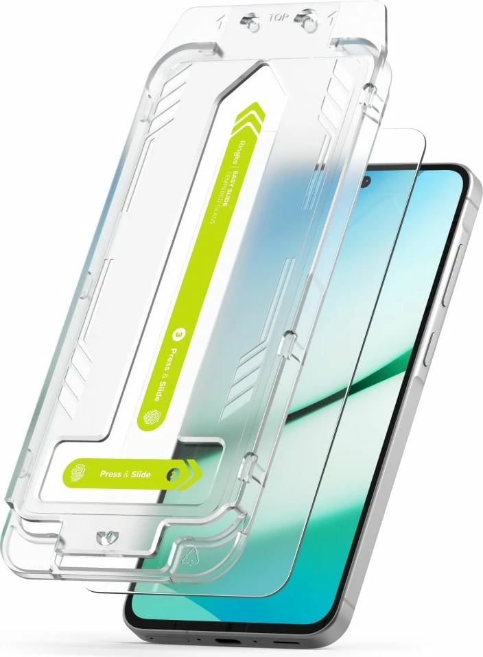 Xham i temperuar Ringke Easy Slide për Samsung Galaxy A36 5G, 2 copë, Transparent