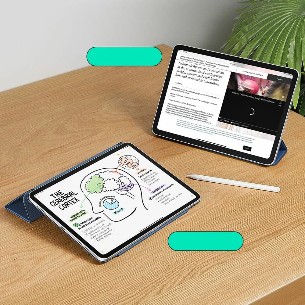 Mbështjellës ESR Rebound Magnetic për iPad Pro 12.9" 2020/2021/2022, iPad Air 13" 2024/2025, Kaltër
