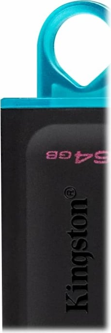 USB Kingston DataTraveler Exodia 64GB, USB 3.2, e zezë/teal