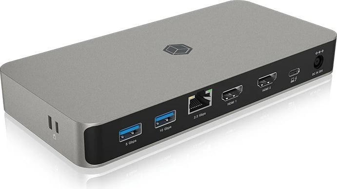 Docking station ICY BOX IB-DK2880-C41, USB4, 10 porte, 100W, 8K, anthracite/black