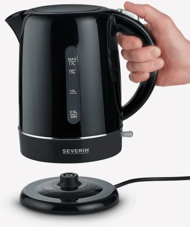 vluese uji elektrike, Severin WK 4322, 1.7 L, e zezë