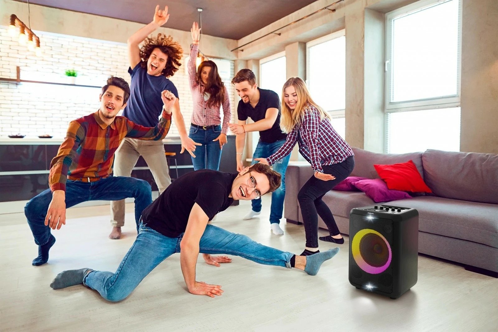 Altoparlant Philips TAX3206/10, 40W, Bluetooth, i zi