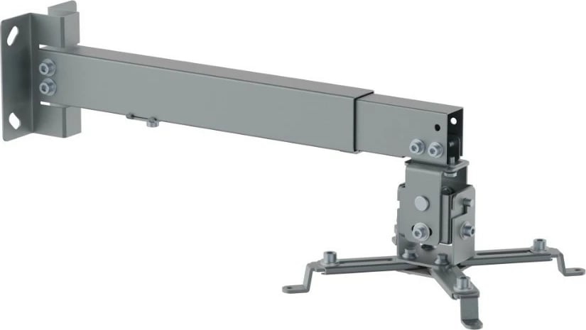 Mbajtëse projektori Techly 102369, për mur dhe tavan, 43-65cm, 20kg, argjendtë