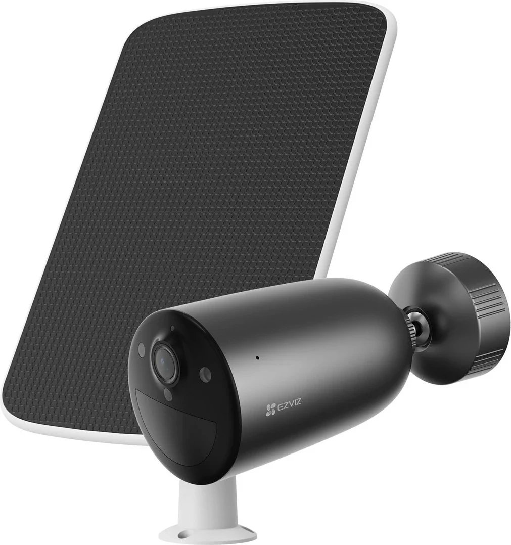Kamerë pa tela EZVIZ EB3, 3MP, me panel diellor, e zezë