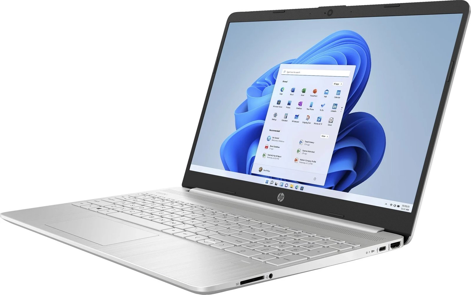 Laptop HP 15s-eq2289nw, AMD Ryzen 3 5300U, 15.6", 8 GB RAM, 256 GB SSD, Argjendtë