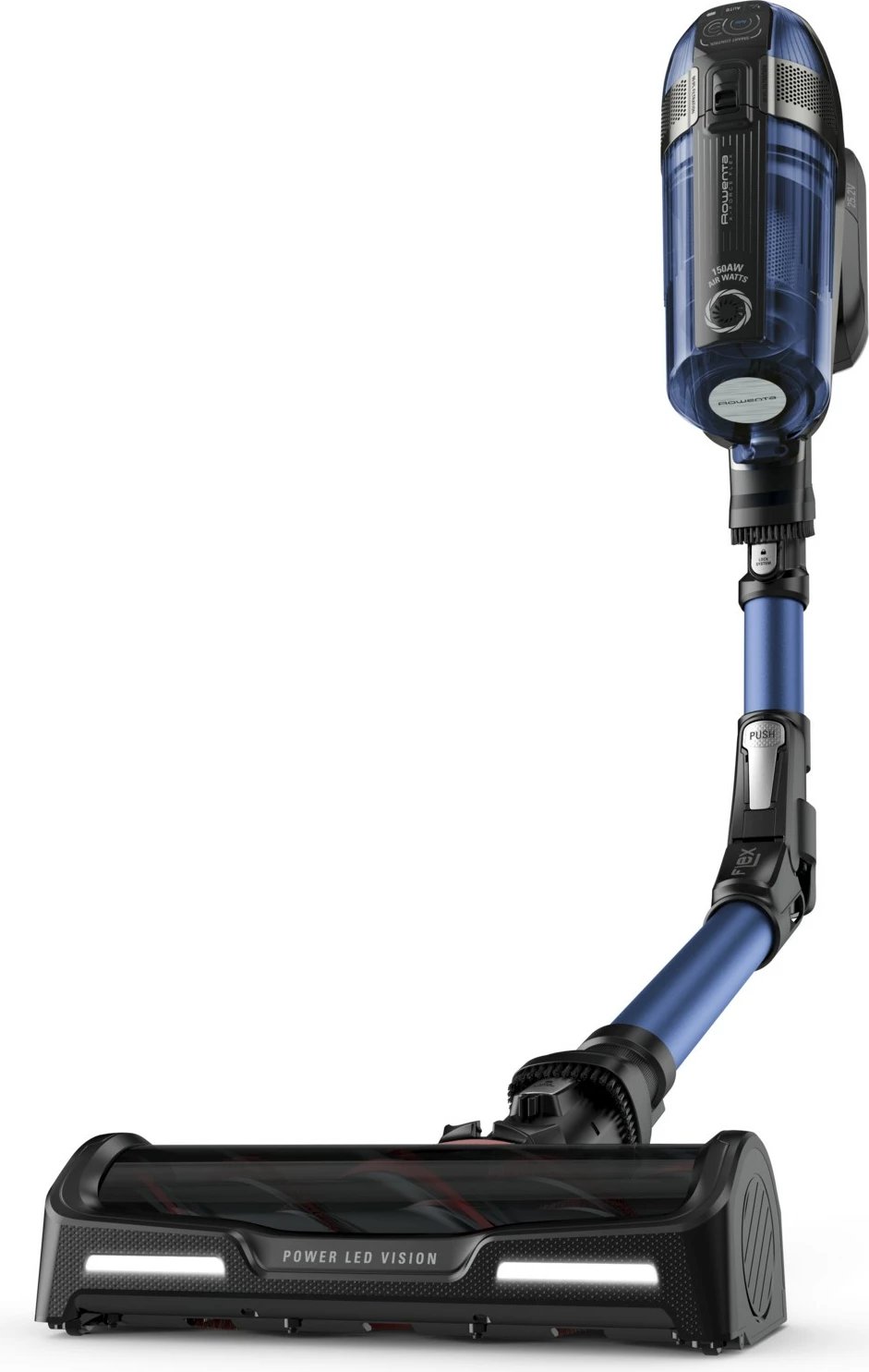 Fshesë me korrent pa kabllo Rowenta X-Force Flex 12.60 Aqua RH98C0WO, blu/zezë