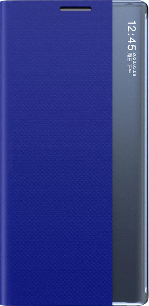Mbështjellës Hurtel New Sleep Case për Samsung Galaxy S25 Ultra, me kapak dhe qëndrim, kaltër