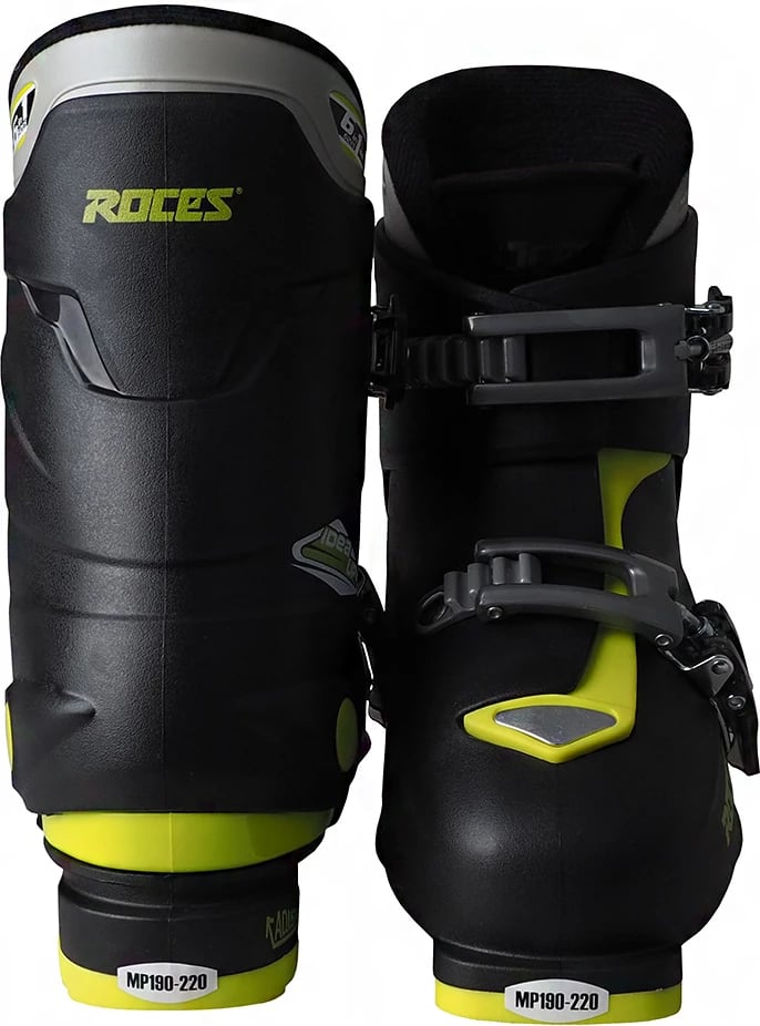 Çizme ski për fëmijë Roces, të zeza-lemon