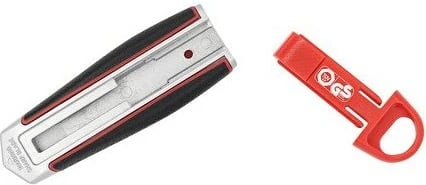 Cutter WEDO Safety Long Blade, 60x19mm, inox, zi/kuqe