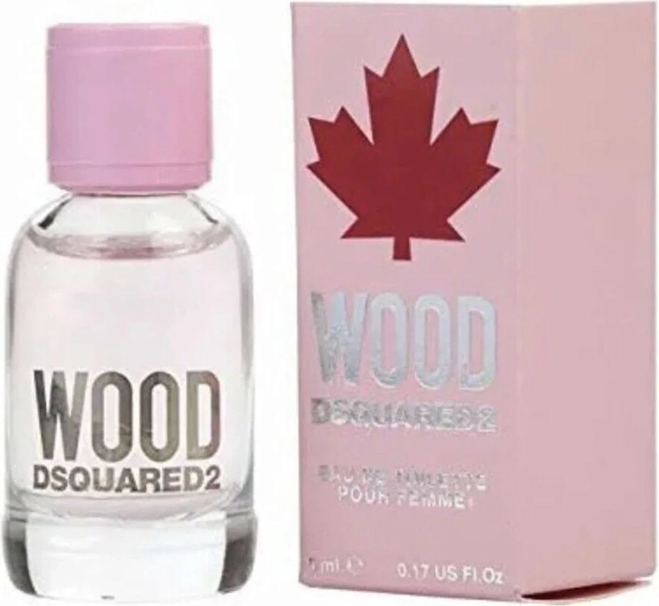 Eau de Parfum për femra DSQUARED2 Wood, 5ml, rozë