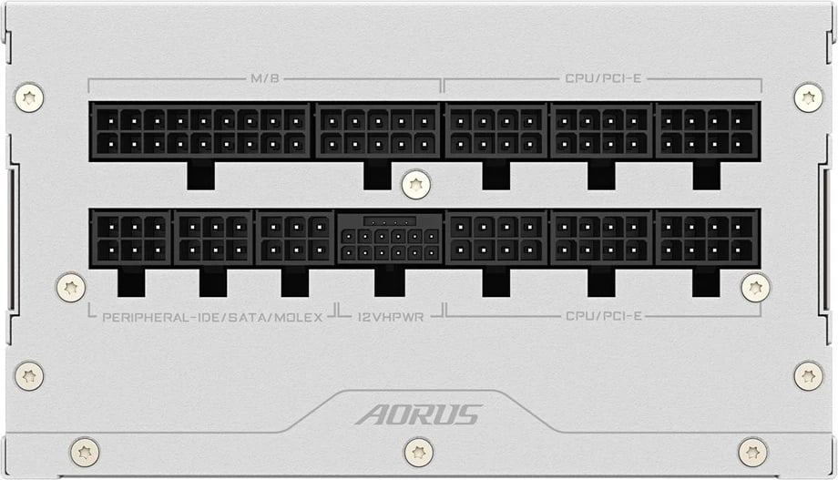 Furnizues energjie Gigabyte AORUS ELITE P850W ICE, PCIe 5.0, 80 PLUS Platinum, i bardhë