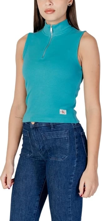 Canotë femra Calvin Klein Jeans turquoise
