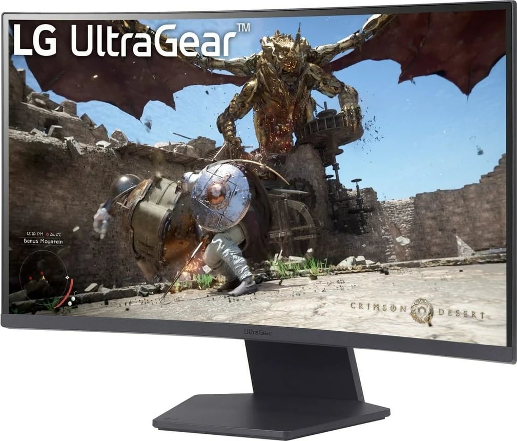 Monitor LG UltraGear 27GS60QC, 27", 2560 x 1440, Full HD, LCD, i zi
