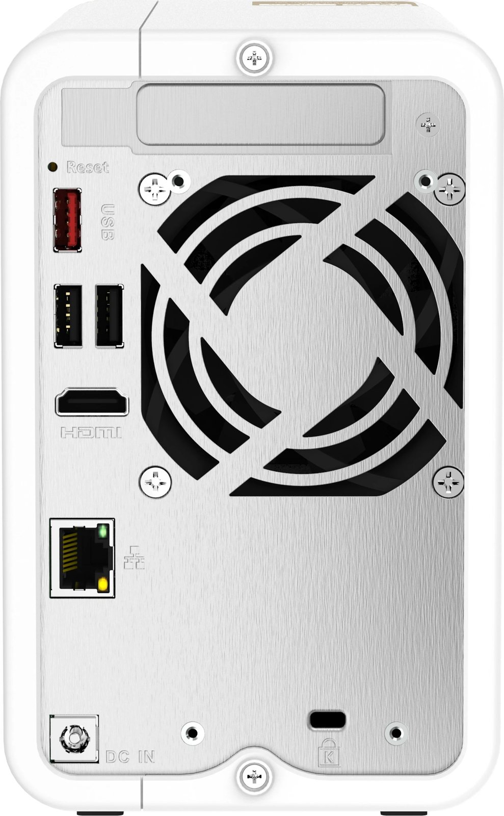 NAS QNAP TS-262, Intel Celeron N4505, 4GB RAM, Tower, QTS, bardhë/ari