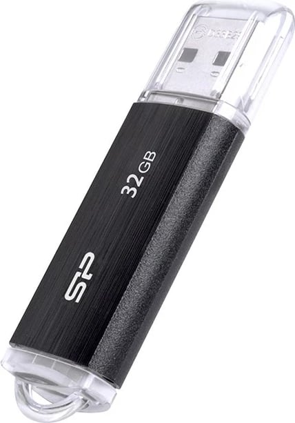 USB-stick Silicon Power U02 32GB, USB2.0, plastik, zi