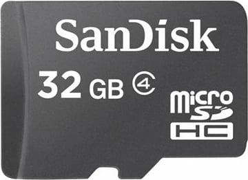 Kartë memorie SanDisk SDSDQM-032G-B35, microSDHC, 32GB, e zezë