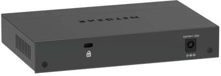 Switch Netgear GS305P-300EUS, 5 porta Gigabit, 4 PoE+, i zi