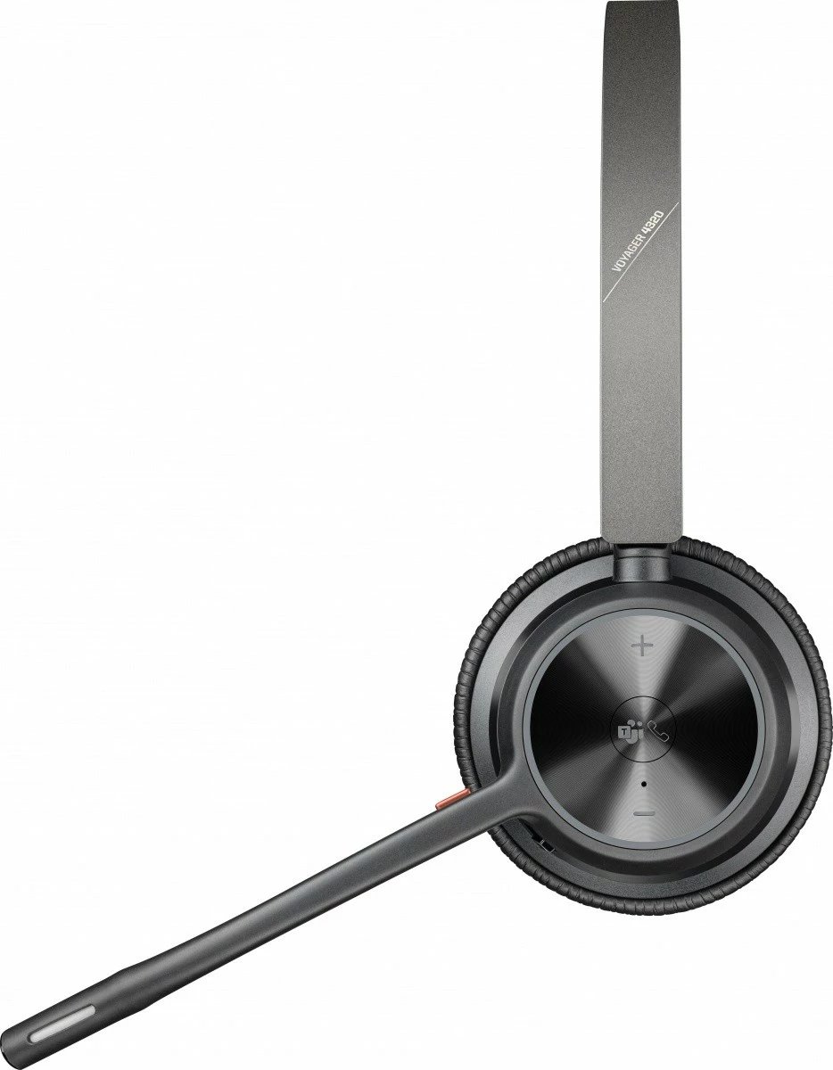 Kufje pa tela POLY Voyager 4320 me BT700 adapter dhe stacion karikimi, e zezë, set