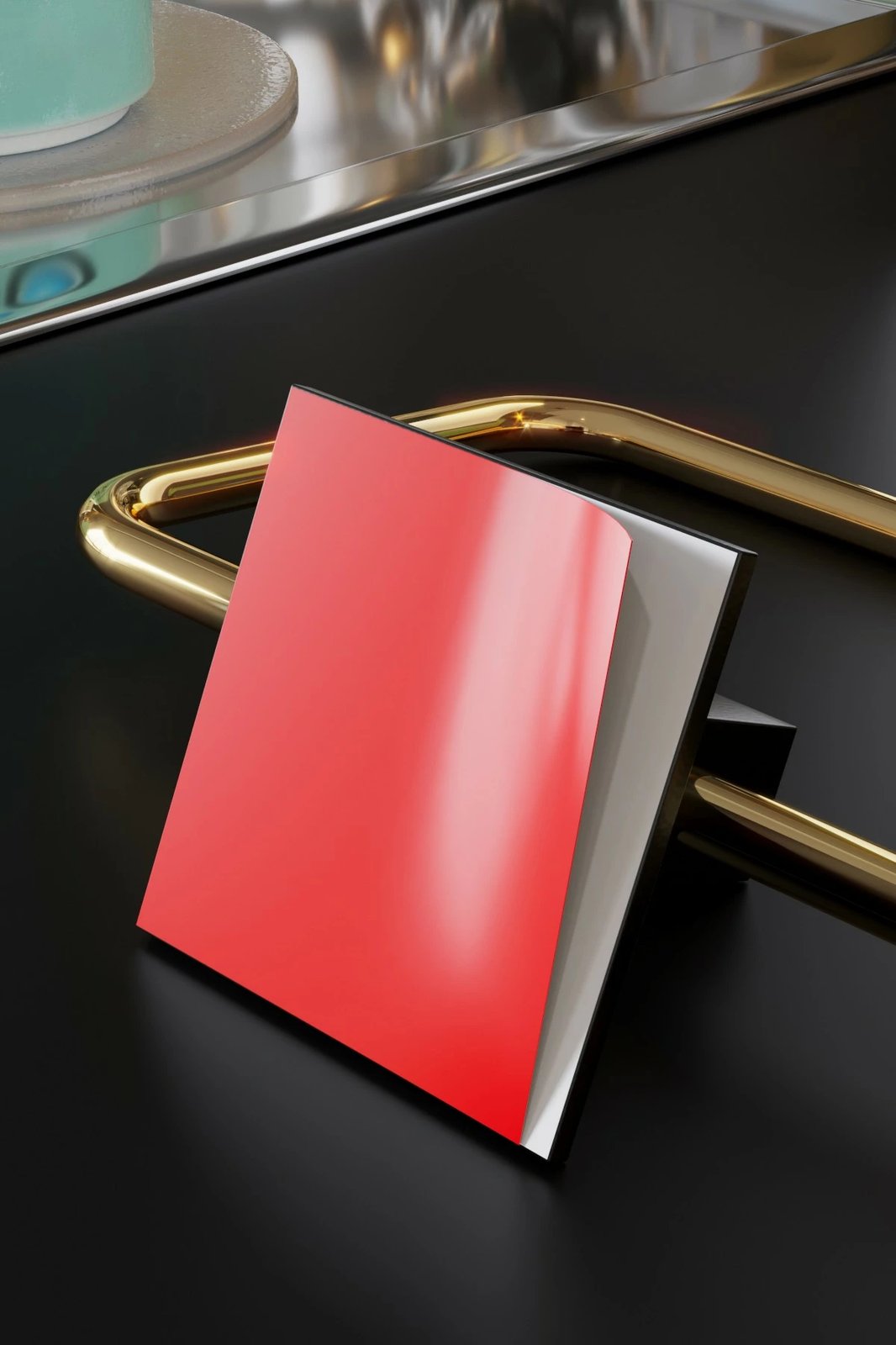 Mbajtës letre tualeti, ngjyrë ari, Aberto Design Mbajtës letre tualeti, ngjyrë ari, Aberto Design