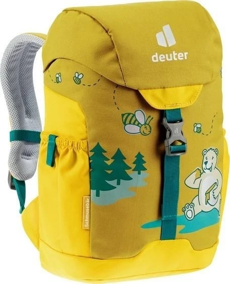Çantë shpine Deuter Schmusebar për fëmijë, e verdhë