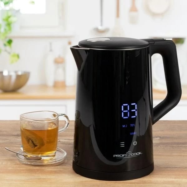 Çajnik elektrik ProfiCook PC-WKS 1243, 1.7 L, 2200 W, i zi