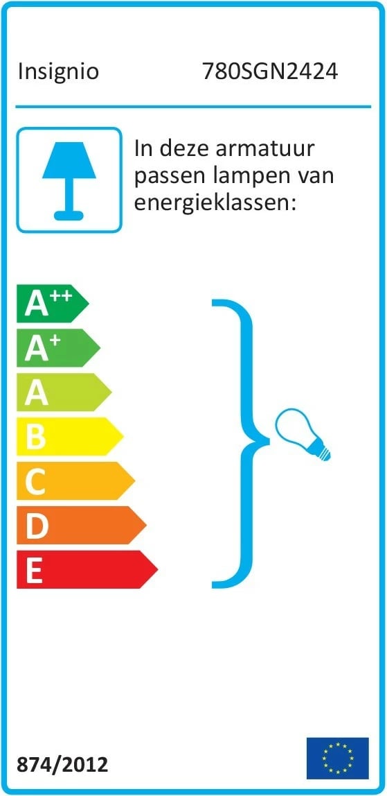 Llambë dyshemeje Opviq, AYD-1523, e bardhë dhe lisi, 38x140 cm