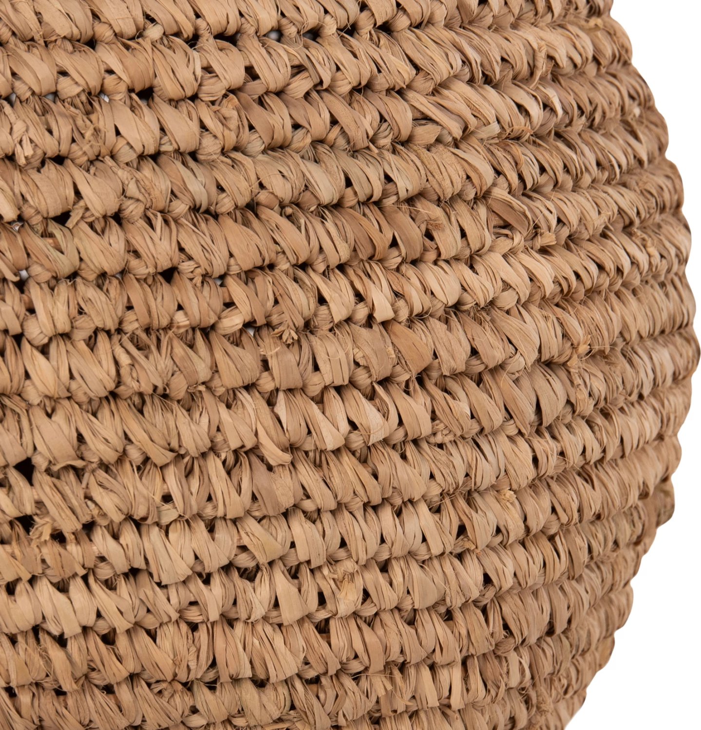 Vazo dekorative për dysheme, fibra palme, ngjyrë natyrale, FH7866, Φ34x50H cm