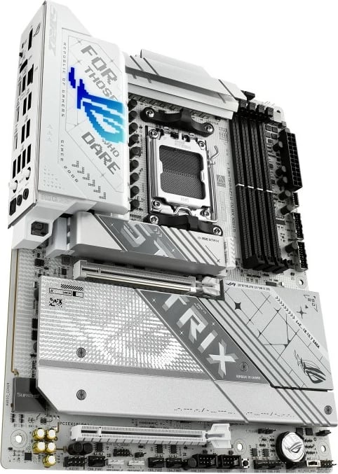 Pllakë amë Asus ROG STRIX X870-A GAMING WIFI, Socket AM5, DDR5, ATX, Bardhë