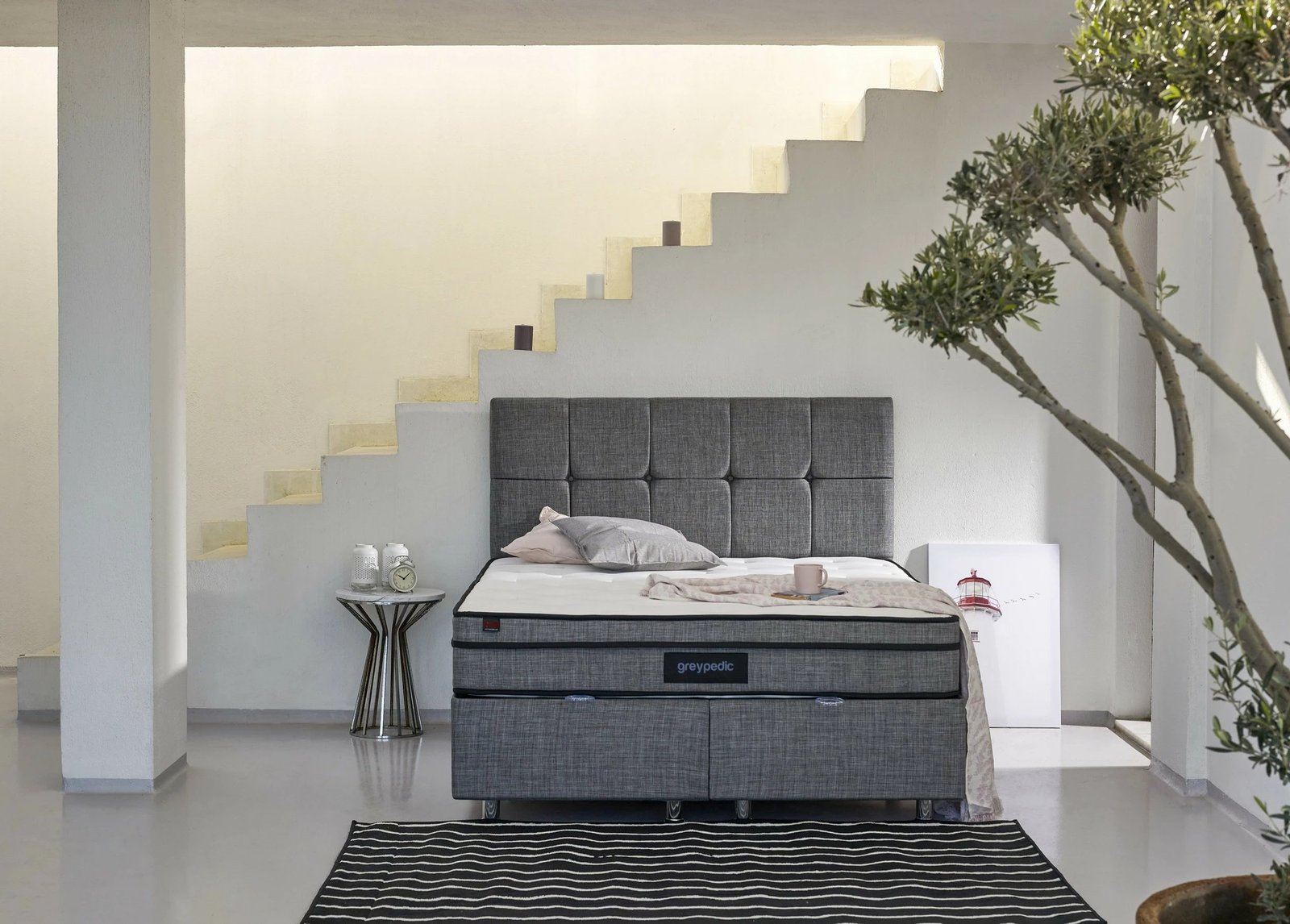 Dyshek dopio Greypedic, ultra i fortë, Skye Decor, 180x200 cm