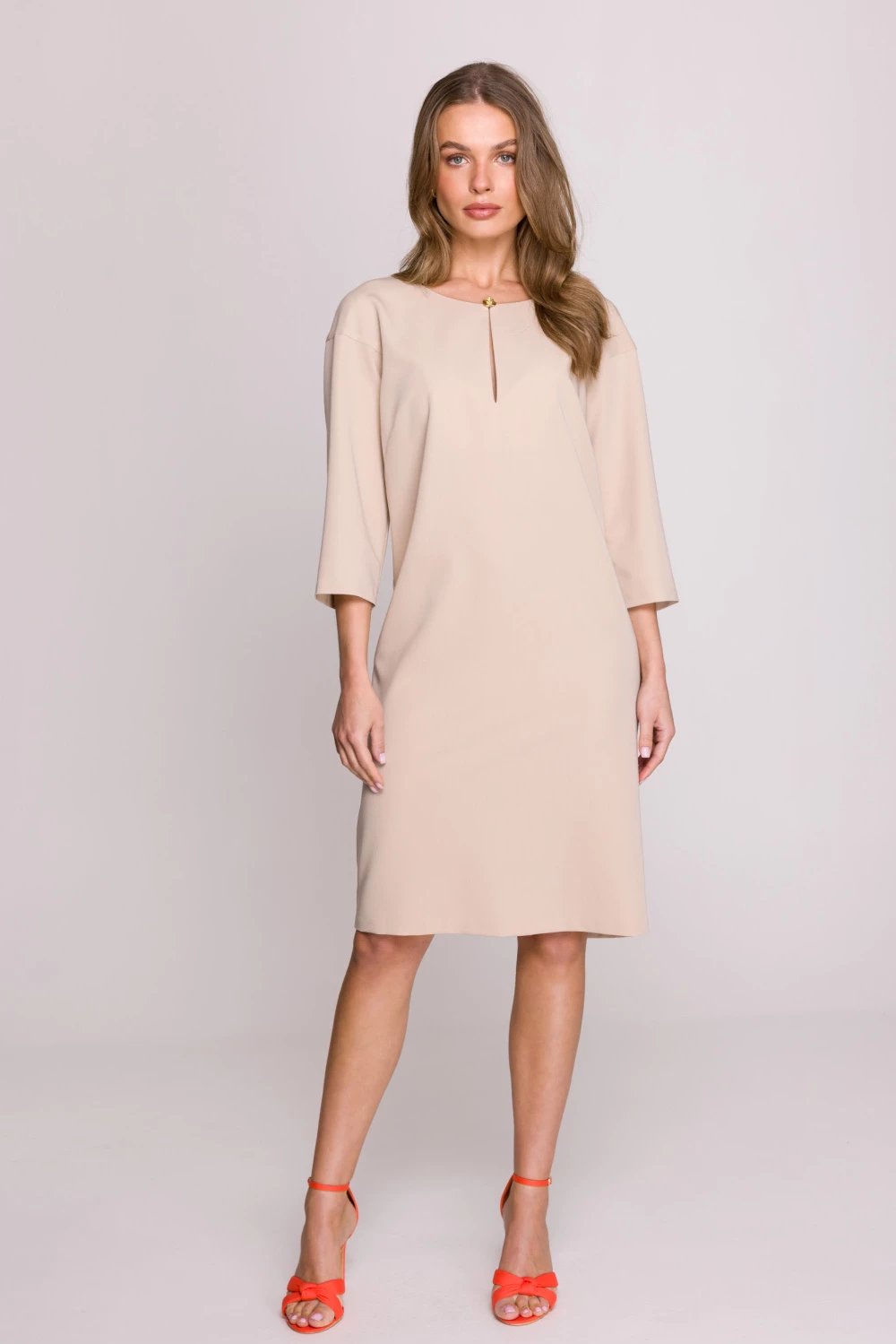 Fustan femra Stylove 209133, bezhë