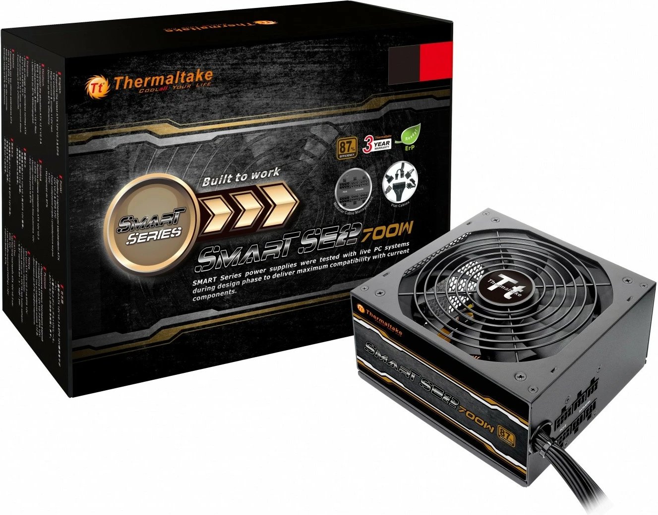 Kasë energjie Thermaltake Smart SE2 700W, modulare, e zezë