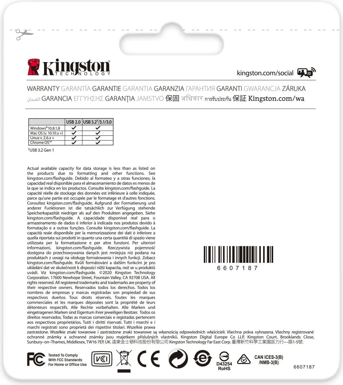 USB Kingston DataTraveler Exodia 64GB Nero/Celeste