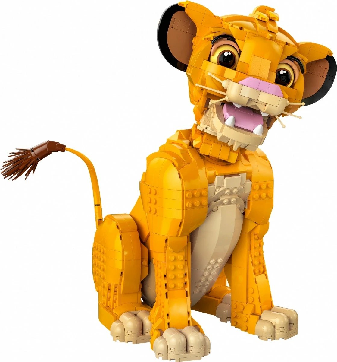 Set ndërtimi LEGO Disney Lion King Young Simba 43247, 1445 pjesë, ekstra i madh