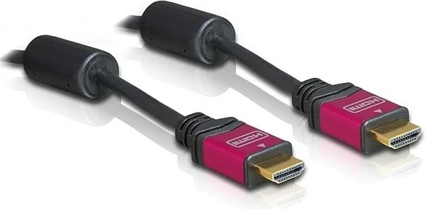 Kabëll HDMI DeLOCK 3m, Type A, i zi
