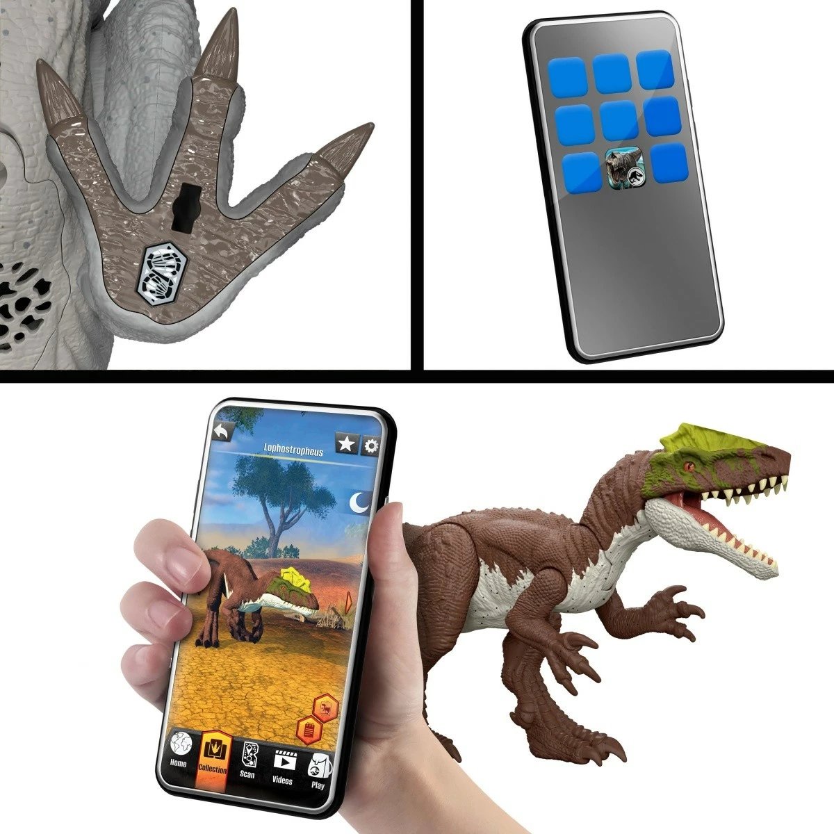 Figurë aksioni Jurassic World Mattel Lani, plastikë, për fëmijë, kafe/gjelbër