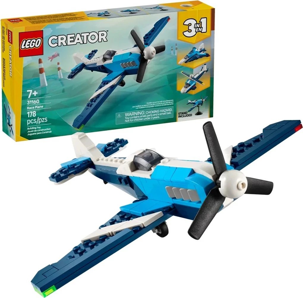 Set LEGO Creator 3 në 1 31160 Aeroplan Garash