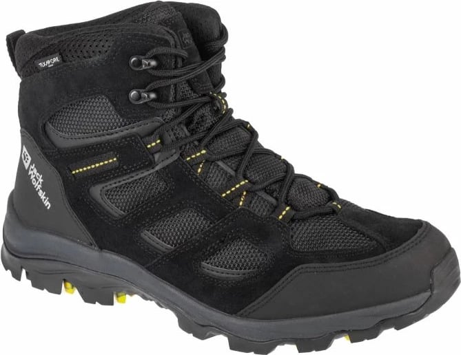 Atlete për meshkuj Jack Wolfskin Vojo 3 Texapore Mid, të zeza