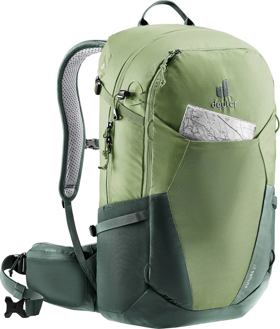 Çantë shpine Deuter Futura 27 për hiking, për femra, Jeshile