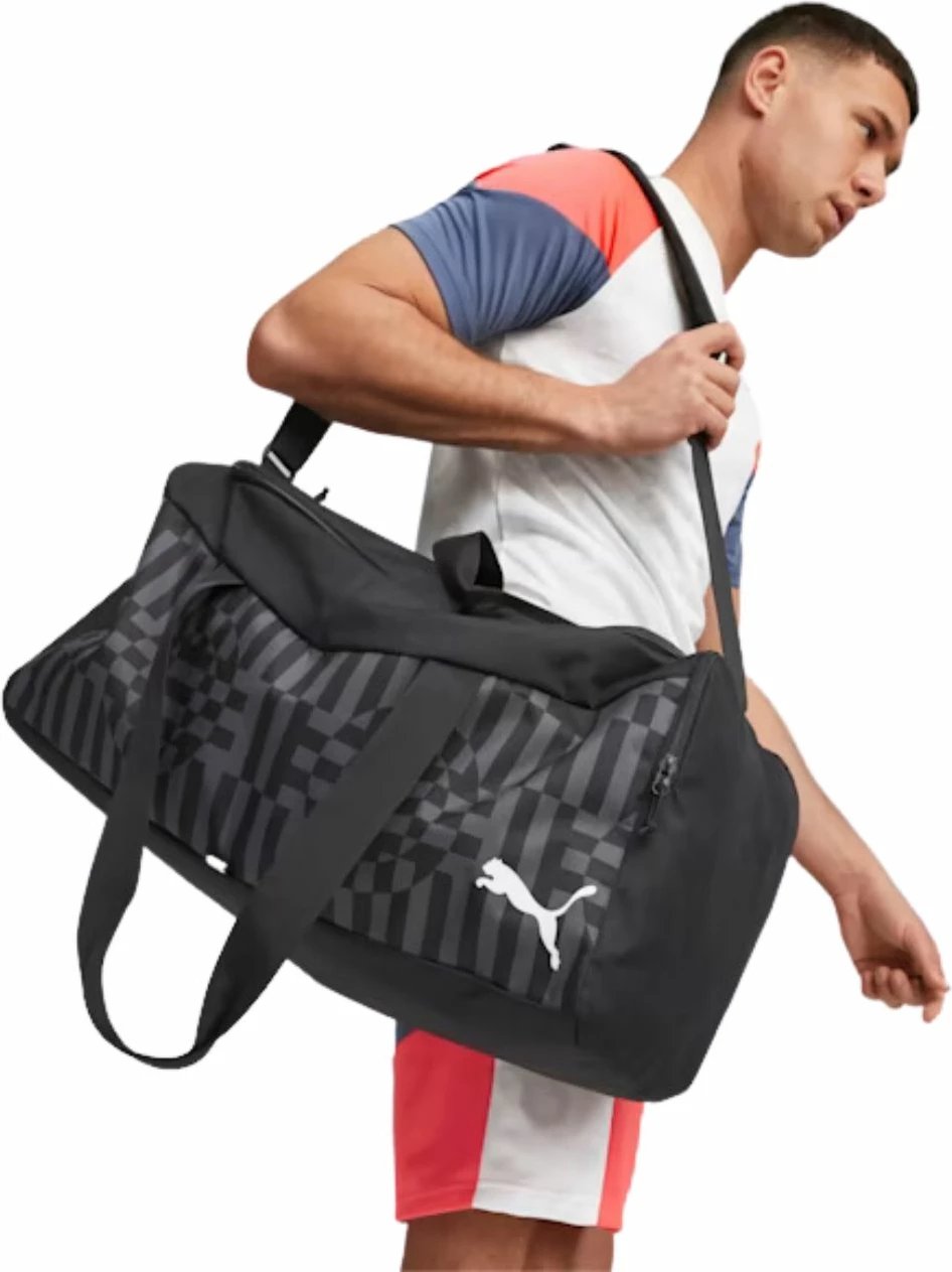 Çantë sportive Puma unisex, e zezë-gri