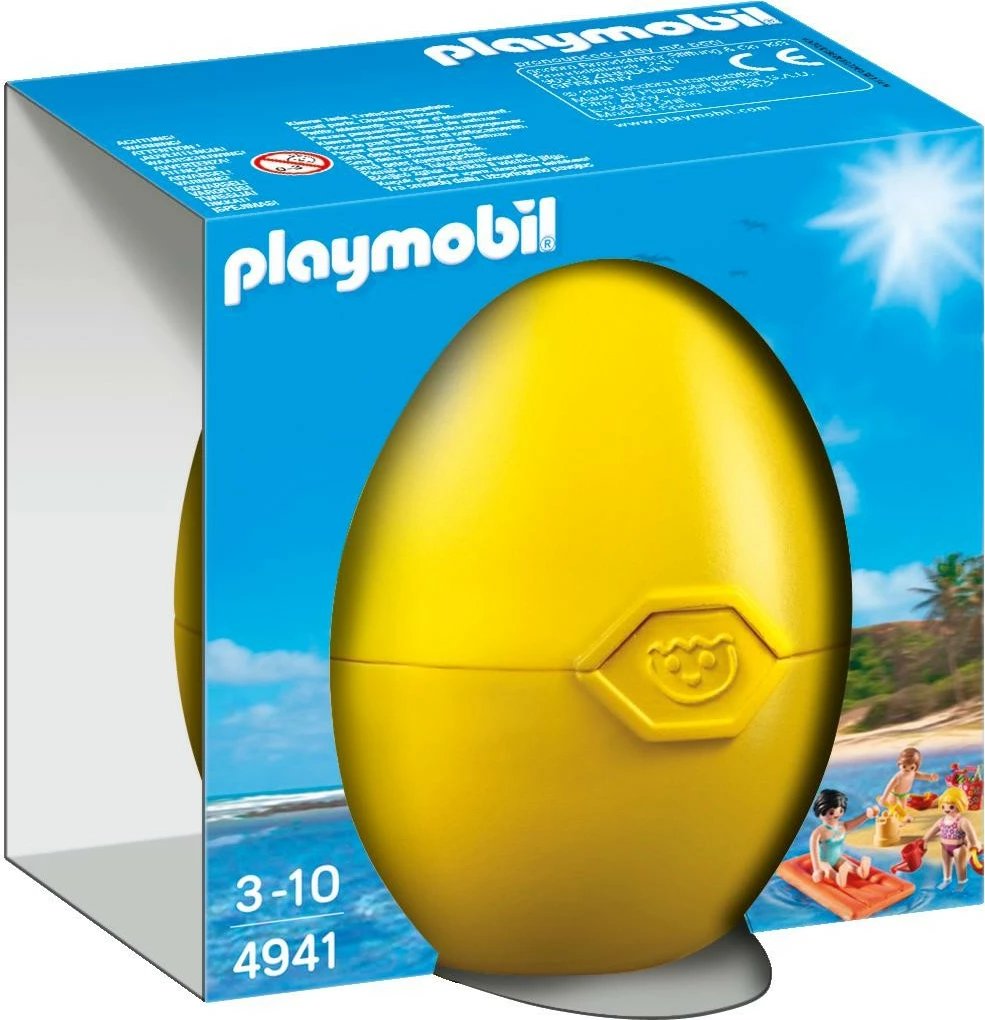 Set lodrash Playmobil Summer Fun 4941, vezë plastike, arkë kursimi, e verdhë