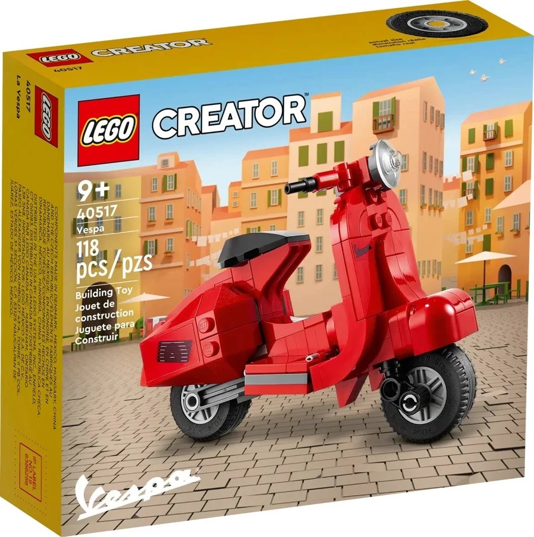 Lego Creator Vespa, 40517, e kuqe