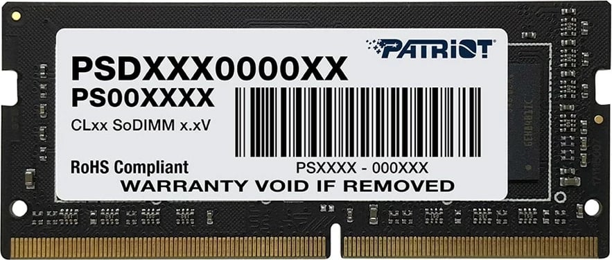 RAM Memorje Patriot Memory PSD48G26662S, 8 GB, DDR4, 2666 MHz