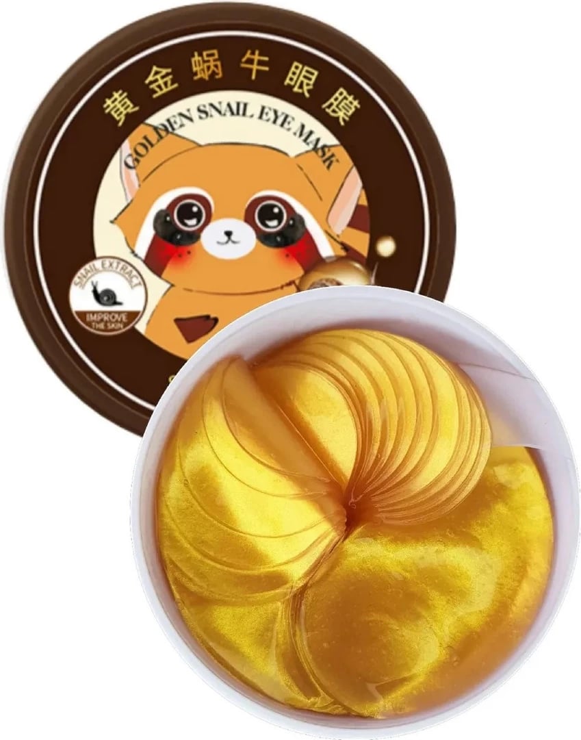 Patches për sy SersanLove Golden Snail Hydrogel, për femra, 60 copë