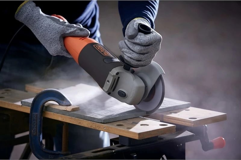 Makinë prerëse dhe bluarëse BLACK+DECKER KG1202K, 1200 W, 12.5 cm, Portokalli