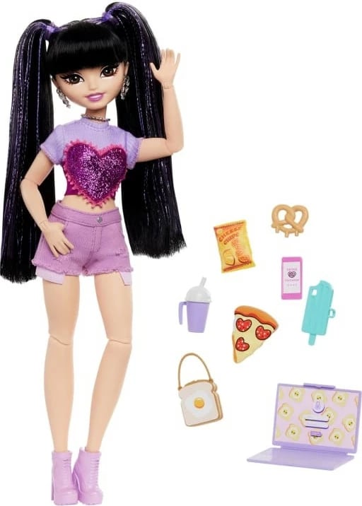 Kukull Barbie Dream Besties Renee me 8 aksesorë, Mattel