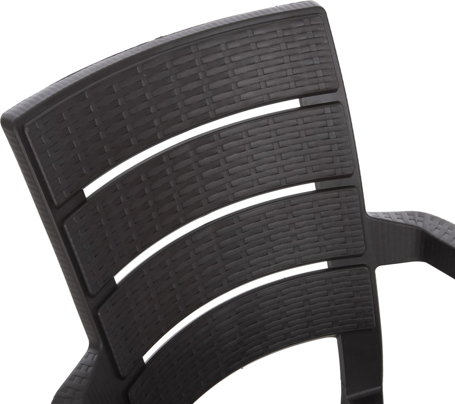Karrige me krahë polipropileni DERYA FH6144.06 ngjyrë kafe 56,5x55x87H cm